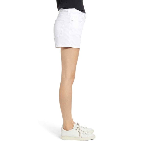 Current/Elliott The Boyfriend Shorts 24 White NWT - Picture 5 of 12